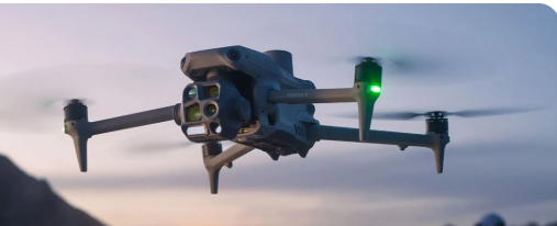 Dron podczas lotu